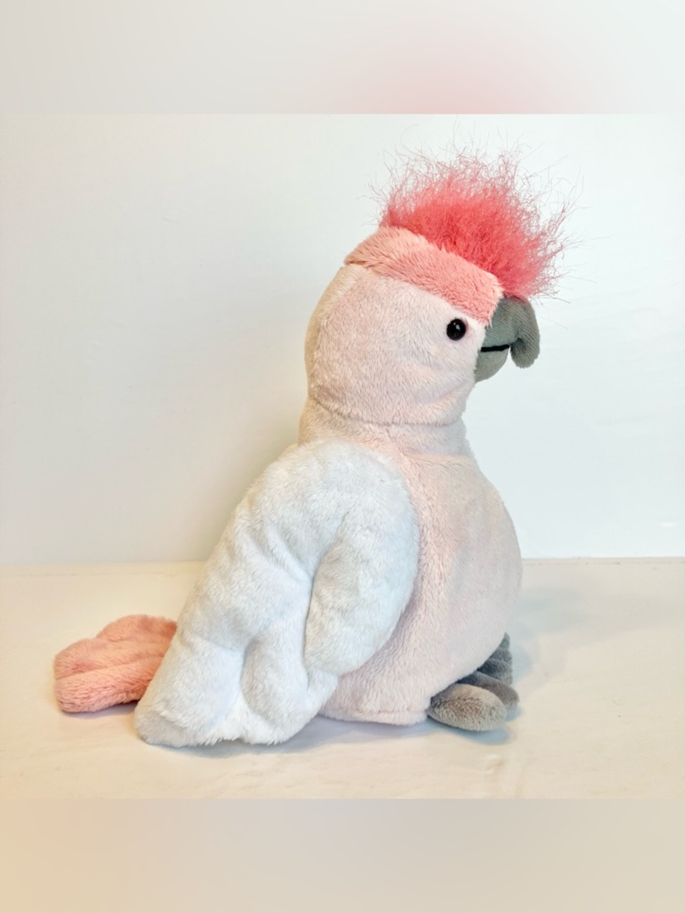 Ganz Webkinz HM365 Pink Cockatoo Plush Stuffed Animal Toy NO Code